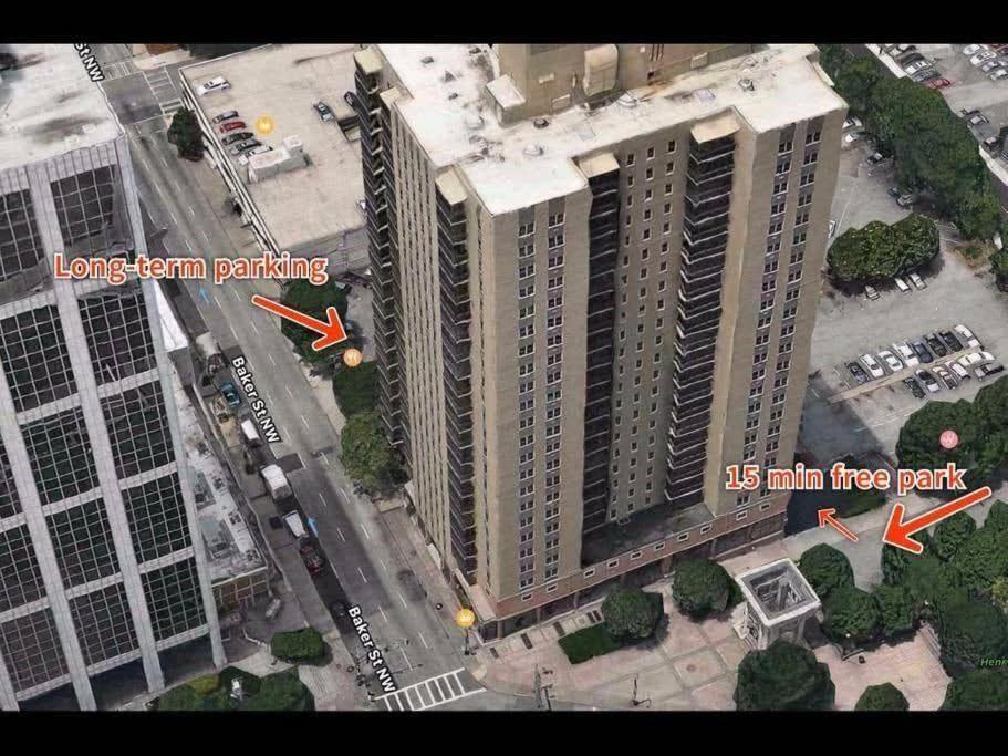 Center Downtown! King Bed! Private Balcony! Pt8I Atlanta Exterior foto